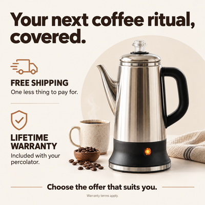 The Cafora™ Classic Electric Percolator