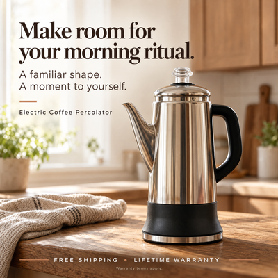The Cafora™ Classic Electric Percolator